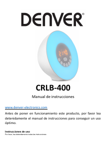 Manual de uso Denver CRLB-400 Wake-up light