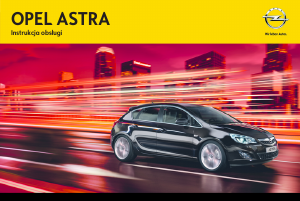 Instrukcja Opel Astra J (2013)