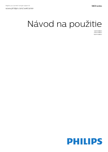 Návod Philips 43PFS5803 LED televízor