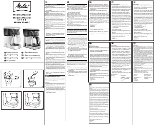 Bedienungsanleitung Melitta Aroma Excellent Steel Kaffeemaschine