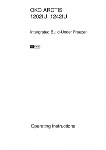 Handleiding AEG ARCTIS1202IU Vriezer