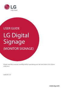 Manual LG 65UH5B-B LED Monitor