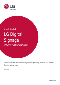 Manual LG 55SM5KC-B LED Monitor