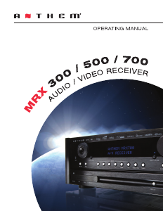 Handleiding Anthem MRX 700 Receiver