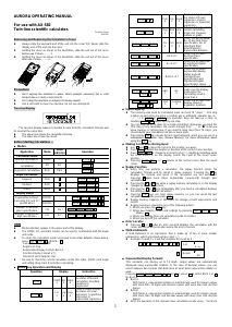 Bruksanvisning Aurora AX-582PK Räknemaskin