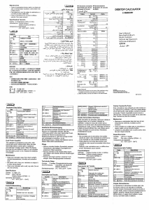 Bruksanvisning Aurora DT85V Räknemaskin