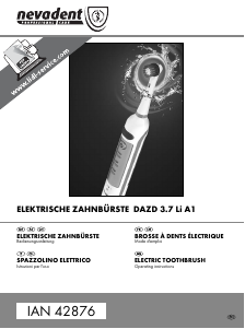 Manuale Nevadent IAN 42876 Spazzolino elettrico