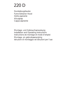 Mode d’emploi AEG 220D-W Hotte aspirante