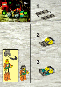 Handleiding Lego set 1277 Rock Raiders Hovercraft met ijszaag