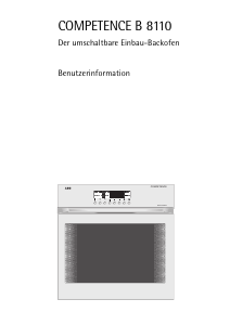 Bedienungsanleitung AEG B8110-D Backofen