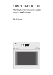 Käyttöohje AEG B8110-M Uuni