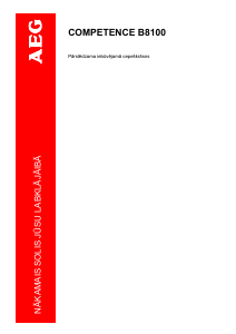 Rokasgrāmata AEG B8100-EW Cepeškrāsns