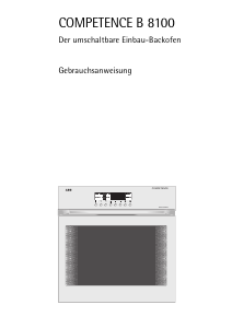 Bedienungsanleitung AEG B8100-A Backofen