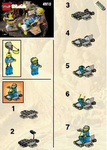 Manual Lego set 4910 Rock Raiders The hover scout