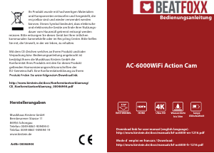 Bedienungsanleitung Beatfoxx AC-6000WiFi Action-cam