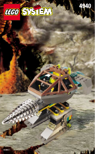 Mode d’emploi Lego set 4940 Rock Raiders The Granite Grinder