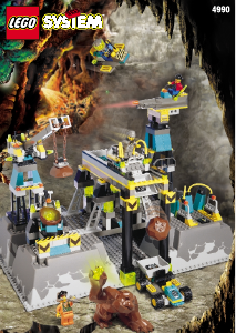 Handleiding Lego set 4990 Rock Raiders Hoofdkwartier