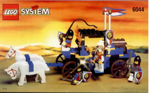 Manuale Lego set 6044 Royal Knights Carrozza del re