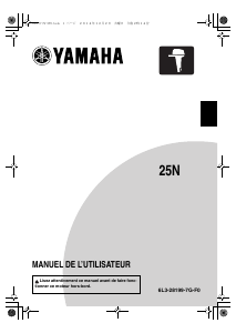 Mode d’emploi Yamaha 25N (2015) Moteur hors-bord