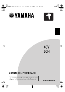 Manual de uso Yamaha 40V (2018) Motor fuera de borda