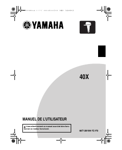Mode d’emploi Yamaha 40X (2015) Moteur hors-bord