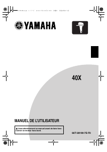 Mode d’emploi Yamaha 40X (2018) Moteur hors-bord
