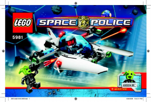 Kasutusjuhend Lego set 5981 Space Police Raid VPR