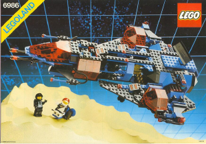 Handleiding Lego set 6986 Space Police Moederschip