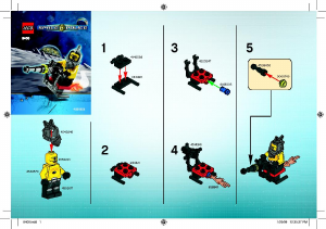 Bedienungsanleitung Lego set 8400 Space Police Raumspeeder