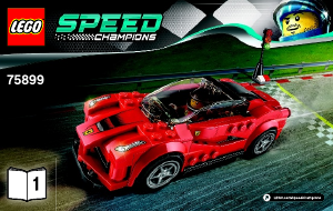 Manual Lego set 75899 Speed Champions LaFerrari