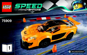 Manual Lego set 75909 Speed Champions McLaren P1