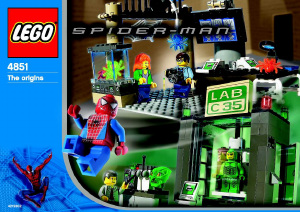 Bruksanvisning Lego set 4851 Spider-Man The Origins