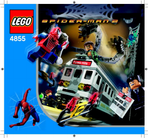 Manual Lego set 4855 Spider-Man Train rescue