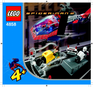 Manual de uso Lego set 4858 Spider-Man Cadena de crímenes de Doc Ock