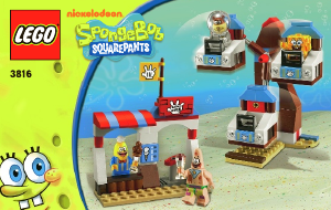 Manual de uso Lego set 3816 SpongeBob SquarePants Mundo guante