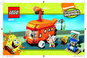 Mode d’emploi Lego set 3830 SpongeBob SquarePants L'Autobus de Bikini Bottom