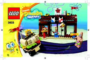 Manual de uso Lego set 3833 SpongeBob SquarePants Aventuras en el Krustáceo Krujiente