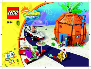 Mode d’emploi Lego set 3834 SpongeBob SquarePants Good Neighbors at Bikini Bottom