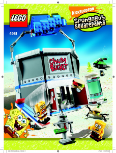 Mode d’emploi Lego set 4981 SpongeBob SquarePants Le chum bucket