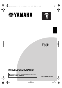 Mode d’emploi Yamaha E60H (2016) Moteur hors-bord