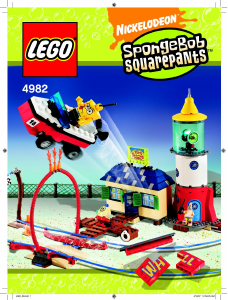 Bruksanvisning Lego set 4982 SpongeBob SquarePants Mrs. Puffs båtliv skolan