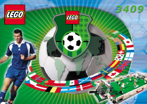 Manual Lego set 3409 Sports Football pitch
