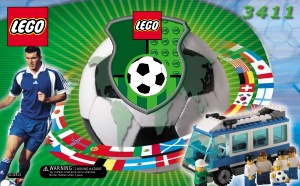 Manual Lego set 3411 Sports Team transport