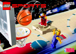 Manual de uso Lego set 3428 Sports Práctica de baloncesto