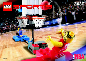 Manual Lego set 3430 Sports Spin and shoot