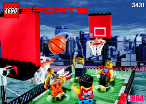 Bruksanvisning Lego set 3431 Sports Basket i gatan