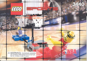 Manual Lego set 3440 Sports Game set with ball