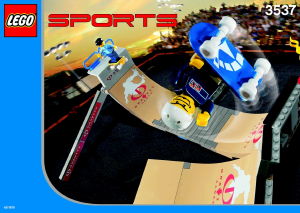 Bedienungsanleitung Lego set 3537 Sports Grosse Skateboard Half-Pipe