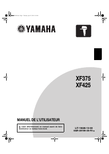 Mode d’emploi Yamaha XF375 (2018) Moteur hors-bord