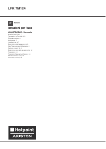 Manuale Hotpoint-Ariston LFK 7M124 A IT Lavastoviglie